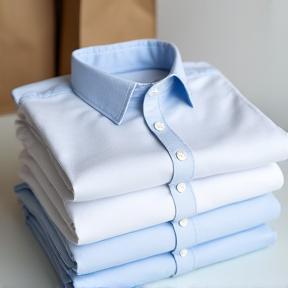 Freshly cleaned shirts ready for same-day delivery